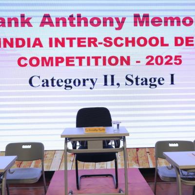 Frank Anthony Debate Competition 2025