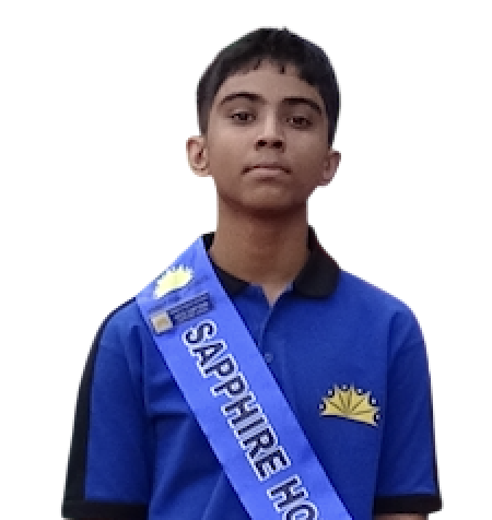 Master Aayansh Hegde : Sapphire House Vice-Captain