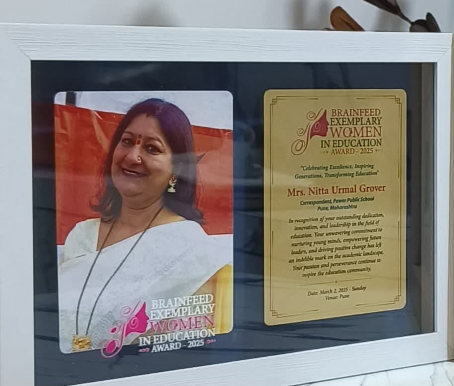 Exemplary Women In Education Award by Brainfeed 2024-25 : Ms. Nitta Grover