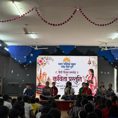 Hindi Diwas Celebration by students of  Grade VII, VIII & IX